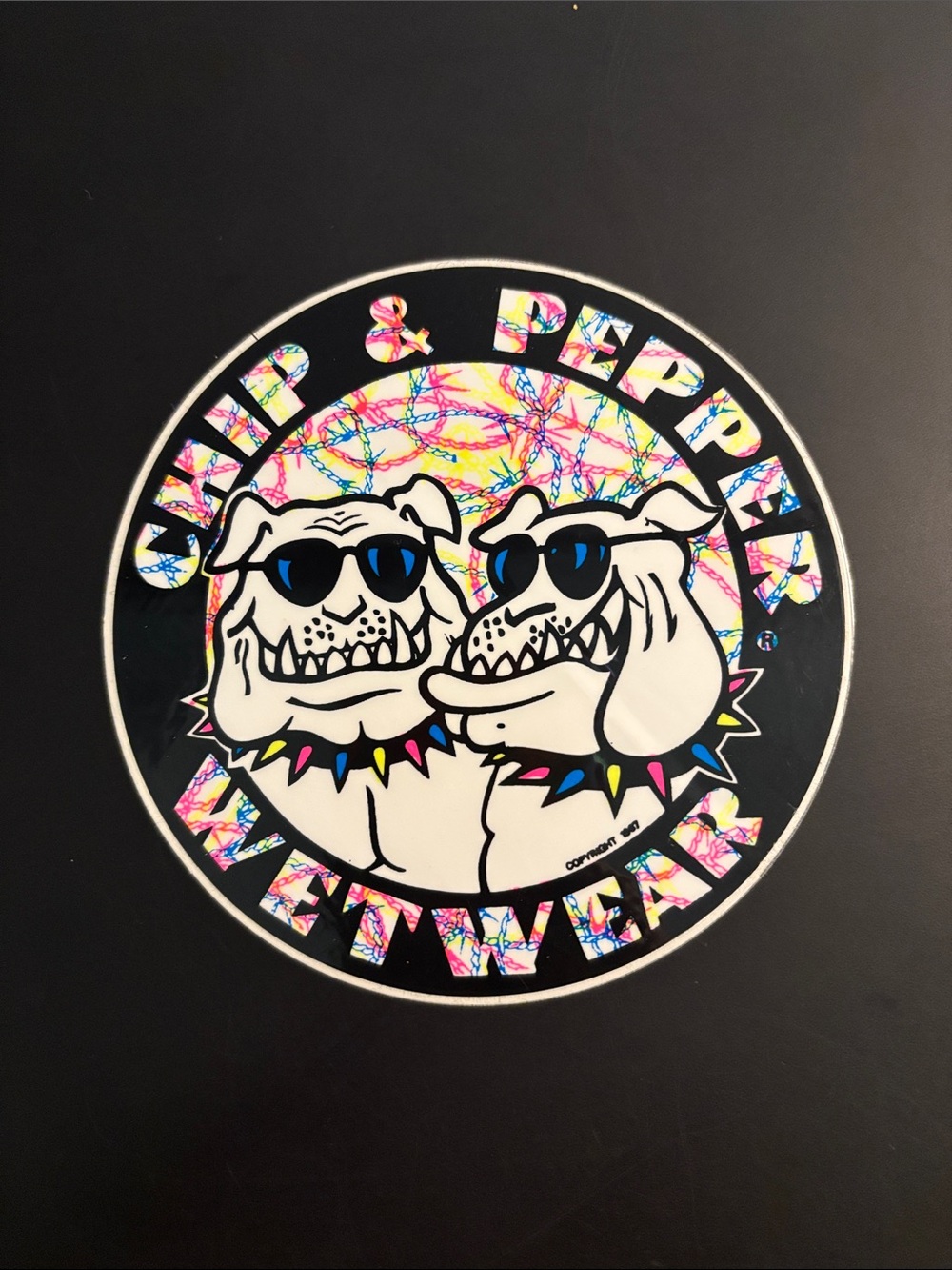 Vintage 80’s Chip & Pepper Wetwear Surf Sticker